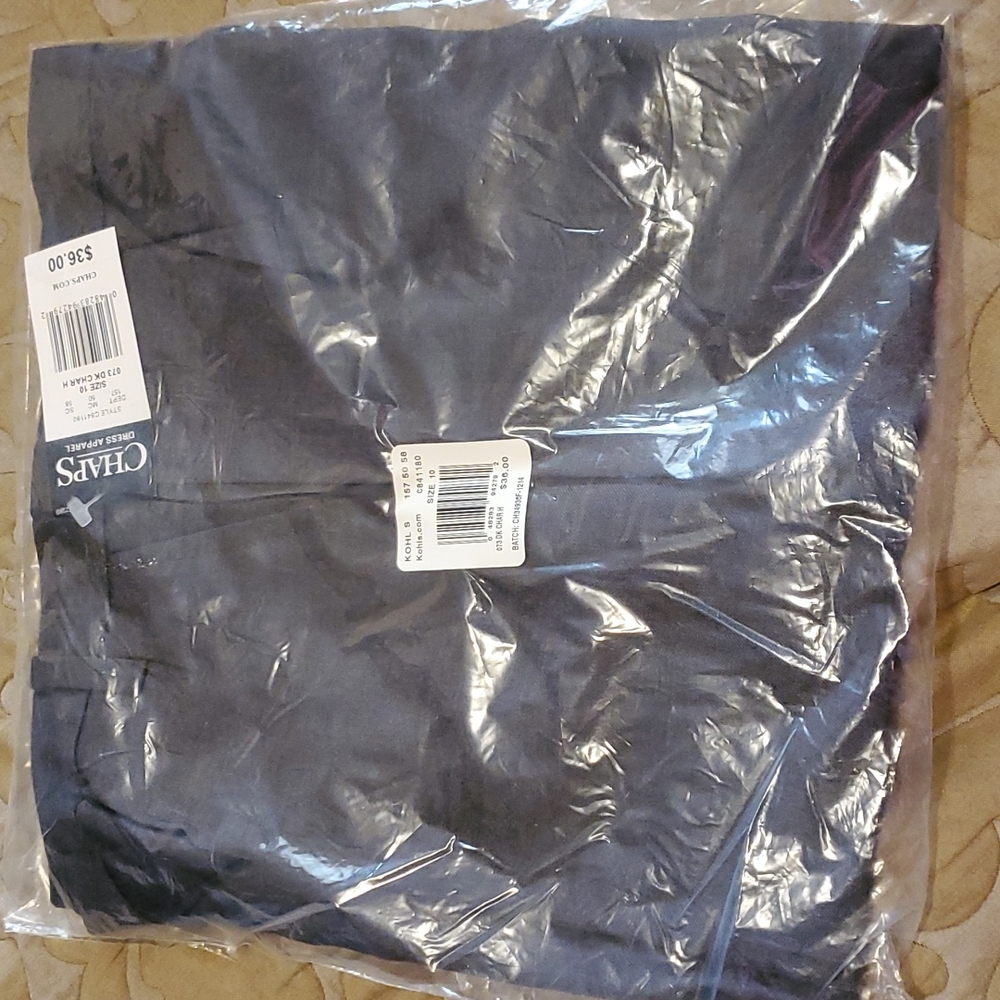 CHAPS boys size 10 dress pants.